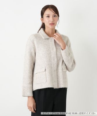 【送料無料】Leilian plus house (Women/大きいサイズ)/レリアン プラスハウス ジャケット 82ベージュ コート・ジャケット【三越伊勢丹/公式】