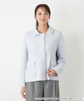 【送料無料】Leilian plus house (Women/大きいサイズ)/レリアン プラスハウス ジャケット 31スカイブルー コート・ジャケット【三越伊勢丹/公式】