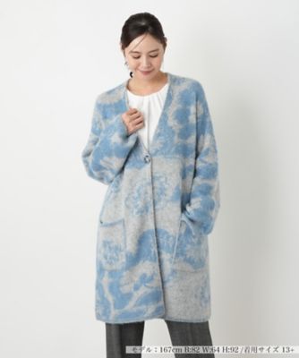 ＜Leilian plus house (Women/大きいサイズ)＞ニットジャケット【ＢＩＡＮＣＡ　ＬＡＮＣＩＡ】