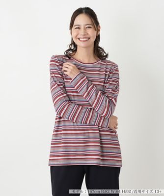 ＜Leilian plus house (Women/大きいサイズ)＞カットソー【ＢＩＡＮＣＡ　ＬＡＮＣＩＡ】