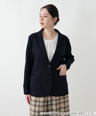 ＜Leilian plus house (Women/大きいサイズ)＞ジャケット【Ｌｅｉｌｉａｎ　ＷＨＩＴＥ　ＬＡＢＥＬ】