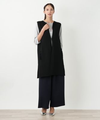 ニットベスト【Leilian WHITE LABEL