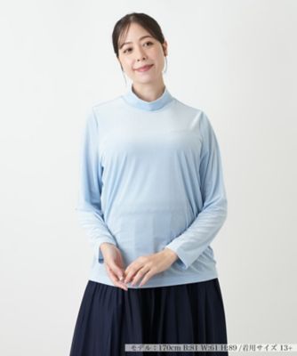 ＜Leilian plus house (Women/大きいサイズ)＞カットソー【Ｌｅｉｌｉａｎ　ＷＨＩＴＥ　ＬＡＢＥＬ】