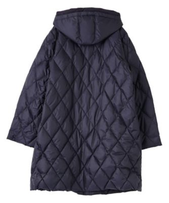 店舗人気】ダイヤキルトフーディコート【Leilian WHITE