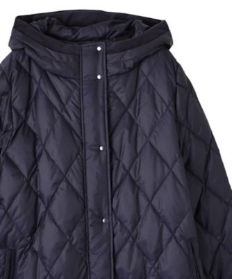 ダイヤキルトフーディコート【Leilian WHITE LABEL