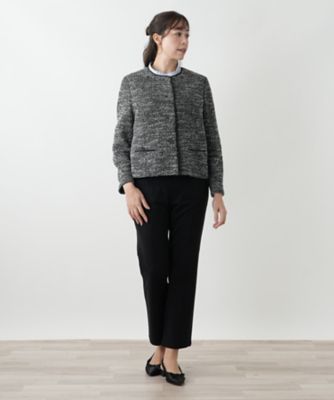 美品✨大きいサイズ Leilian ラムレザージャケット ブラック 13+サイズ ジャケット | Leilian plus house (Women/大きいサイズ