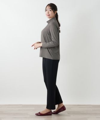 美品 LEILIAN レリアン プラスハウス ストレッチスリムパンツ 17+ 店舗人気】ストレッチクロップドパンツ|レリアン プラスハウス