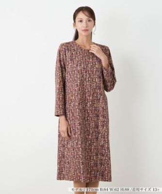 【送料無料】Leilian plus house (Women/大きいサイズ)/レリアン プラスハウス ワンピース 78アカ ワンピース・ドレス【三越伊勢丹/公式】