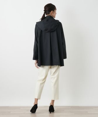 近年モデル Leilian WHITE LABEL パイピング ロングコート 黒 近年モデル Leilian WHITE LABEL パイピング ロングコート 黒