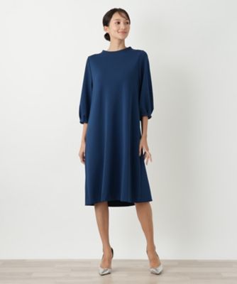 店舗人気】無地ワンピース【Leilian WHITE LABEL