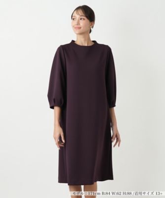 無地ワンピース【Leilian WHITE LABEL