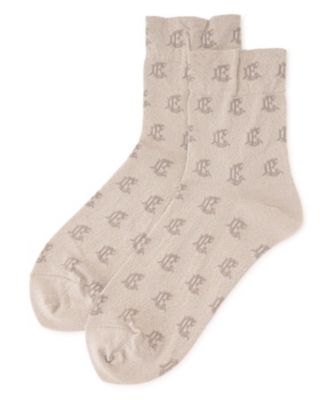 Leilian plus house (Women/大きいサイズ)/レリアン プラスハウス ラメショートソックス 82ベージュ 靴下【三越伊勢丹/公式】