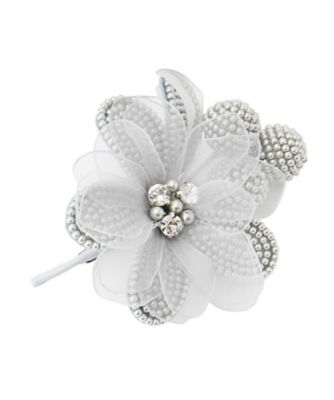 楽天市場】コサージュ グレー オーガンジーの通販