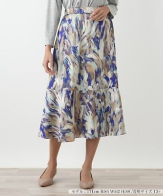 ＜Leilian plus house (Women/大きいサイズ)＞スカート【ＢＯＵＲＧＥ】