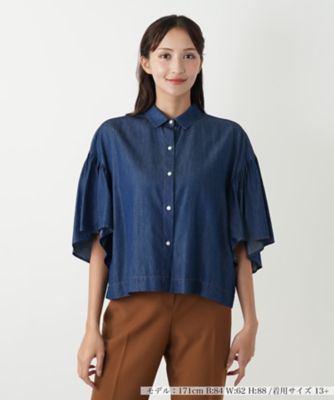 ＜Leilian plus house (Women/大きいサイズ)＞ワイドスリーブブラウス【ＮＥＭＩＫＡ】