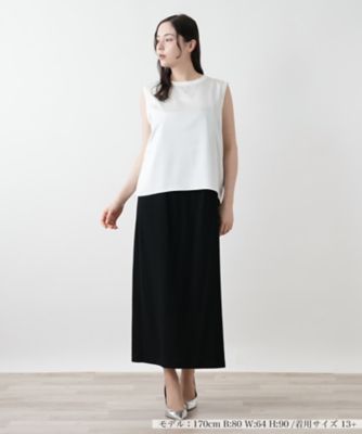 Leilian PLUS HOUSE / レリアンプラスハウス 【店舗人気】ノースリーブブラウス【NEMIKA】 ノースリーブブラウス【NEMIKA】|レリアン プラスハウス
