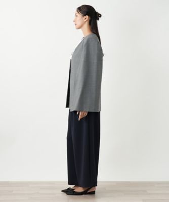 ストライプケープジャケット【NEMIKA】 | Leilian plus house