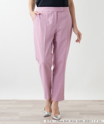 ＜Leilian plus house (Women/大きいサイズ)＞センタープレスパンツ【ＮＥＭＩＫＡ】