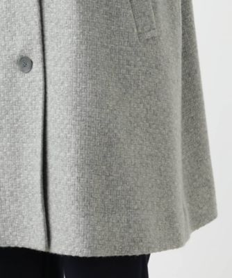 店舗人気】カシミヤノーカラーコート【25年11月カタログ