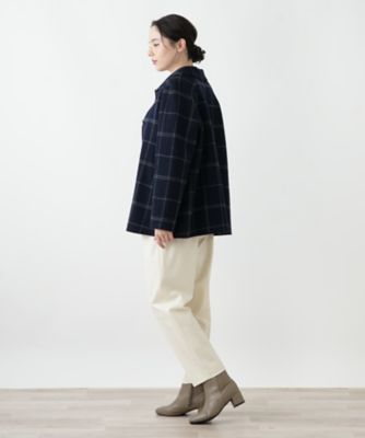 ウィンドウペンショールカラーコート【25年11月カタログ