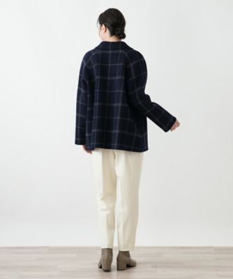 ウィンドウペンショールカラーコート【25年11月カタログ