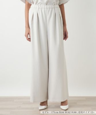 ワイドパンツ【BOURGE】 | Leilian plus house (Women