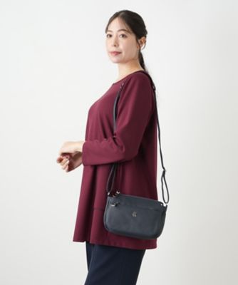 【Rossi】レザーショルダーバッグ ショルダーバッグ【ROSSI】 | Leilian plus house (Women/大きい