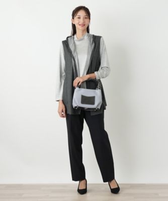 希少】【レザーミニボストンバッグ】leilian ミニバッグハンドバッグ 