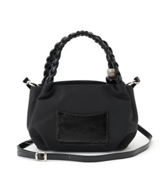 【送料無料】Leilian plus house (Women/大きいサイズ)/レリアン プラスハウス 2WAYミニボストンバッグ 99クロ ハンドバッグ【三越伊勢丹/公式】