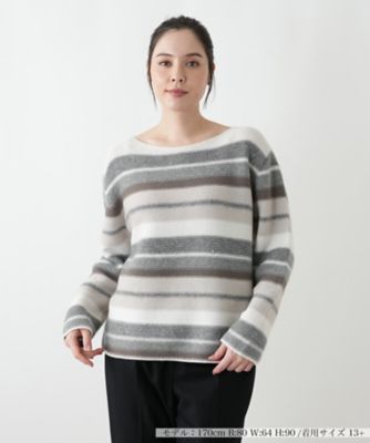 【送料無料】Leilian plus house (Women/大きいサイズ)/レリアン プラスハウス セーター【TRICOT PERUGIA】82ベージュ トップス【三越伊勢丹/公式】