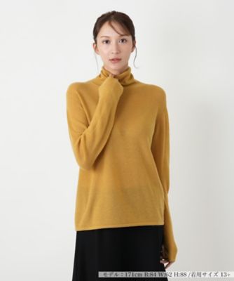 【送料無料】Leilian plus house (Women/大きいサイズ)/レリアン プラスハウス セーター 56キイロ トップス【三越伊勢丹/公式】