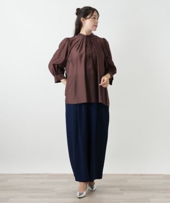 専用レリアン　ブラウス　大きいsize13プラス ペイント柄チュニックブラウス【プラス企画】 | Leilian plus