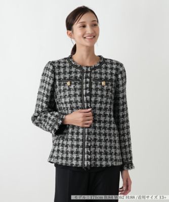 ＜Leilian plus house (Women/大きいサイズ)＞ジャケット【ＲＯＣＨＡＳ　Ｐｒｅｍｉｅｒｅ】