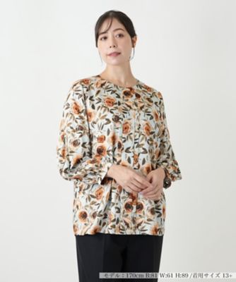 ＜Leilian plus house (Women/大きいサイズ)＞ブラウス【ＲＯＣＨＡＳ　Ｐｒｅｍｉｅｒｅ】