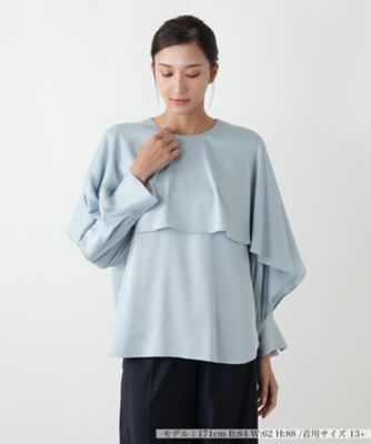 ＜Leilian plus house (Women/大きいサイズ)＞ブラウス【ＢＯＵＲＧＥ】
