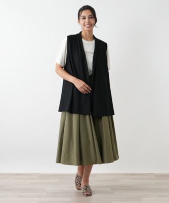 ボアベスト【Leilian WHITE LABEL】サイズ１１ 七分袖ブラウス【Leilian WHITE LABEL