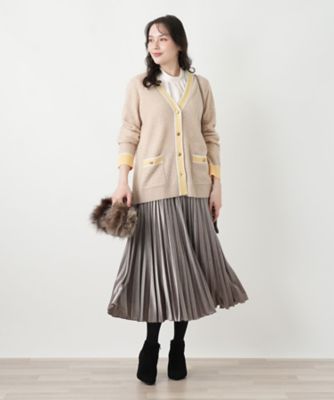 店頭人気】ベロアプリーツスカート | Leilian plus house (Women