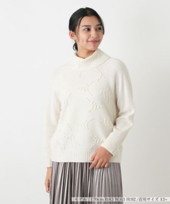 ポップコーンタートルネックニットプルオーバー【FRANCO FERRARO for Leilian】【25年11月カタログ ...