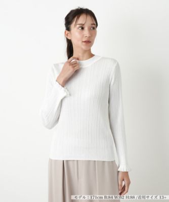 ＜Leilian plus house (Women/大きいサイズ)＞セーター【ＢＯＵＲＧＥ】