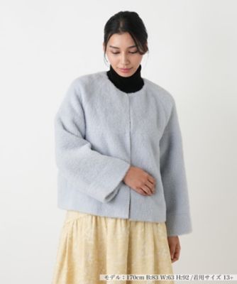 ＜Leilian plus house (Women/大きいサイズ)＞コート【ＢＯＵＲＧＥ】