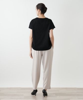 23SS✨極美品 レリアン フレンチスリーブ オールインワン 黒 13号 大きい 23SS✨極美品 レリアン フレンチスリーブ オールインワン 黒 13