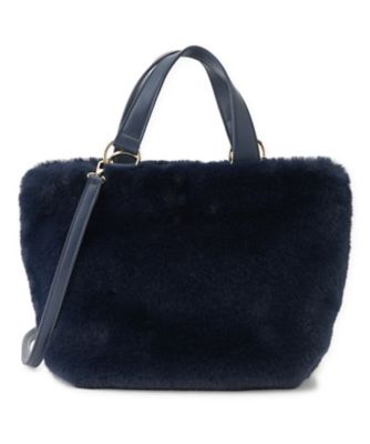 2WAYフェイクファーバッグ | Leilian plus house (Women/大きい