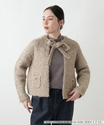 【送料無料】Leilian plus house (Women/大きいサイズ)/レリアン プラスハウス ジャケット 83チャイロ コート・ジャケット【三越伊勢丹/公式】