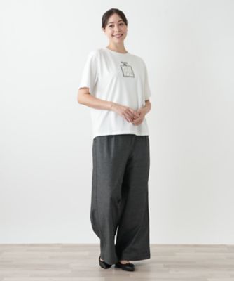 未使用品★リリアンビューティー　豹柄カットソー　L 日本製 rehacer tシャツ : Botanical Vine L/S / ボタニカル バイン
