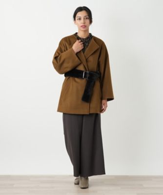 ✨美品✨Leilian レリアン　大きいサイズ　13 号＋　ウールコート　軽い！ コート【Leilian WHITE LABEL】 | Leilian