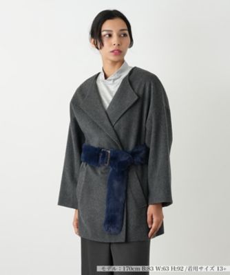 【送料無料】Leilian plus house (Women/大きいサイズ)/レリアン プラスハウス コート 98グレー コート・ジャケット【三越伊勢丹/公式】