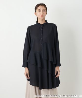 ＜Leilian plus house (Women/大きいサイズ)＞ブラウス【ＢＯＵＲＧＥ】
