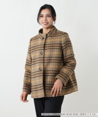 ＜Leilian plus house (Women/大きいサイズ)＞コート【Ｌｅｉｌｉａｎ　ＷＨＩＴＥ　ＬＡＢＥＬ】