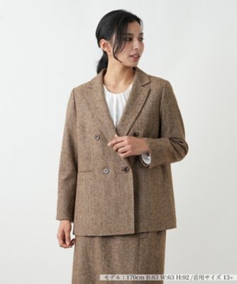 ＜Leilian plus house (Women/大きいサイズ)＞ブレザー【Ｌｅｉｌｉａｎ　ＷＨＩＴＥ　ＬＡＢＥＬ】