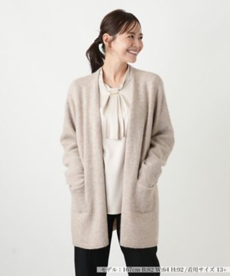 ＜Leilian plus house (Women/大きいサイズ)＞カーディガン【Ｌｅｉｌｉａｎ　ＷＨＩＴＥ　ＬＡＢＥＬ】